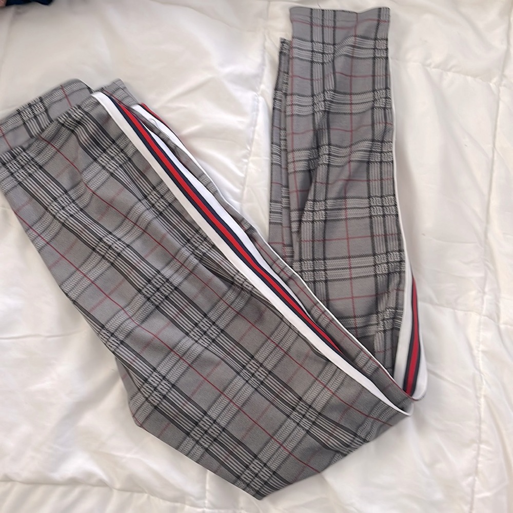 SHEIN plaid pants!